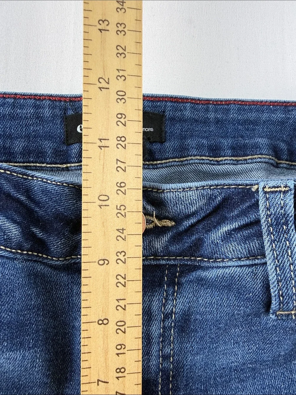 Edgely High Rise Relaxed Straight Jeans Sustainable Stretch Denim Size 10 - Picture 6 of 9